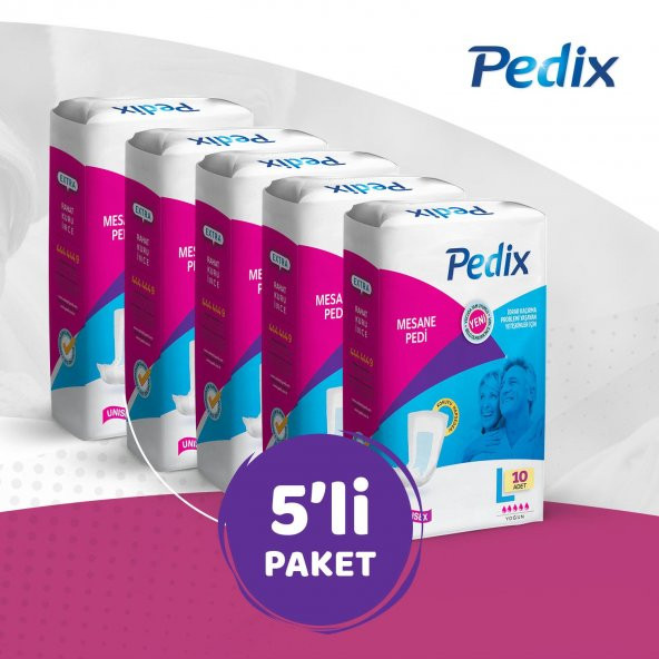 Pedix Mesane Pedi Unısex Büyük Boy Large (L) 50 Adet ürün görseli 1