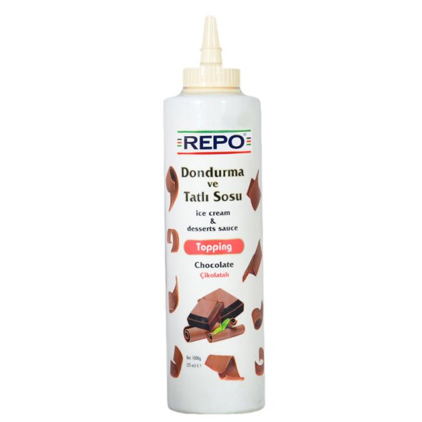 Repo Topping Çikolatalı Dondurma ve Tatlı Sosu 1 KG ürün görseli 1