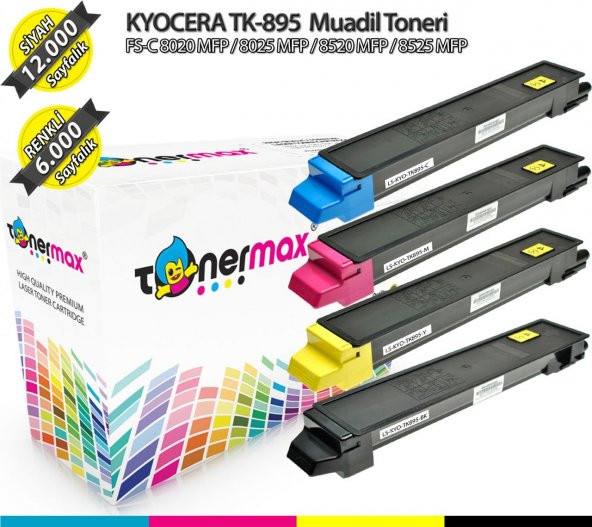 Kyocera FS-C8020 Muadil Toner / TK-895 ürün görseli 1