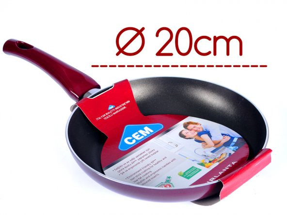 Cem Pırlanta Teflon Tava 20 cm ürün görseli 1