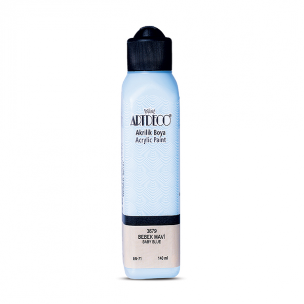 Artdeco Akrilik Boya 140 ML Bebek Mavi 070R-3679 ürün görseli 1