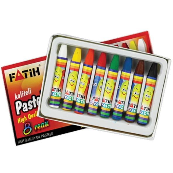 Fatih Pastel Boya 8 Renk King Size ürün görseli 1