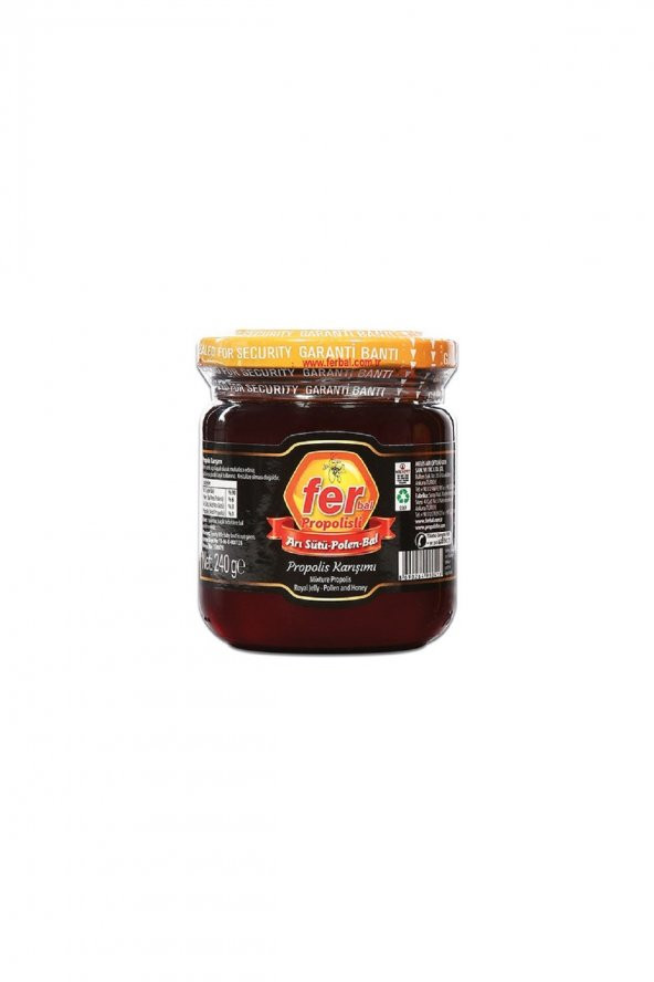 FER ARI SÜTÜ BAL POLEN PROPOLİS KARIŞIMI 240 GR ürün görseli 1