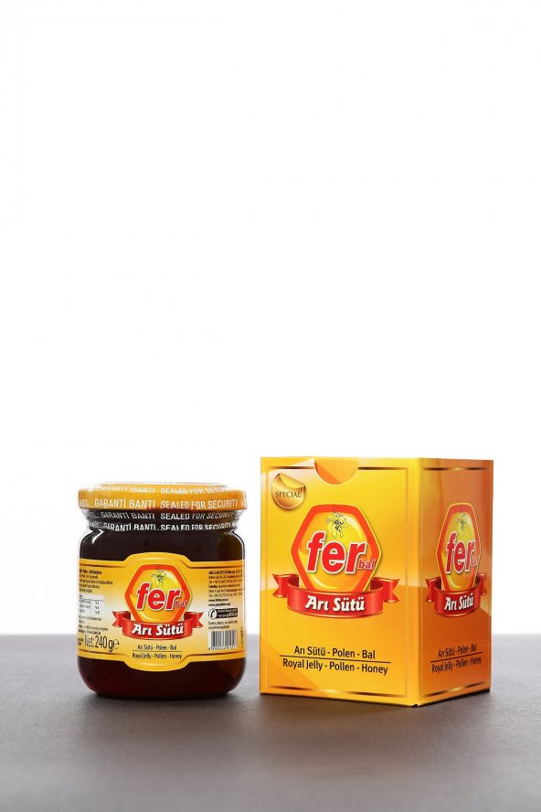 FER ARI SÜTÜ BAL POLEN KARIŞIMI 240 GR ürün görseli 1