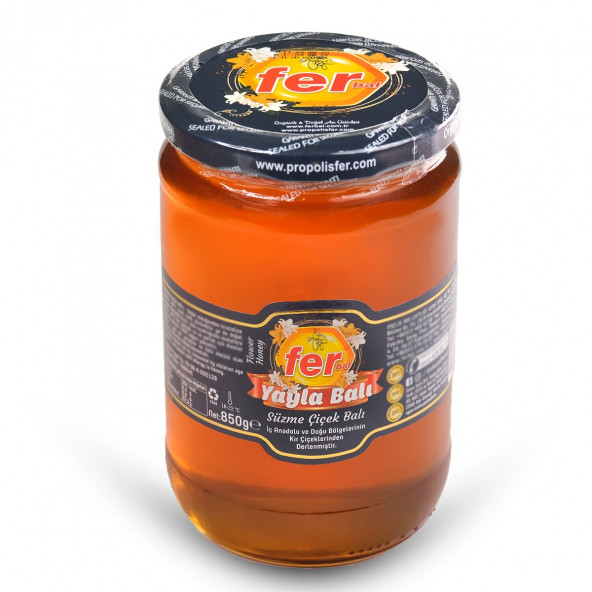 FER YAYLA SÜZME ÇİÇEK BALI 850 GR ürün görseli 1