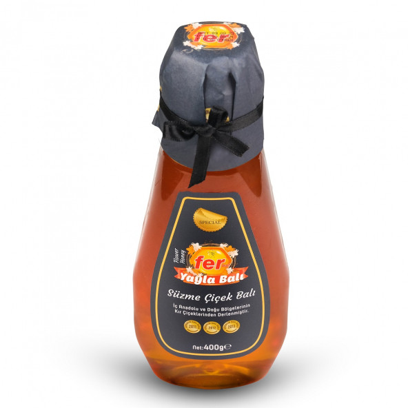 FER YAYLA SÜZME ÇİÇEK BALI PRATİK KAPAK 400 GR ürün görseli 1