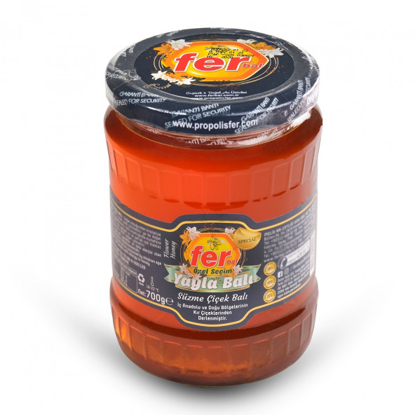 FER ÖZEL SEÇİM YAYLA SÜZME ÇİÇEK BALI 700 GR ürün görseli 1