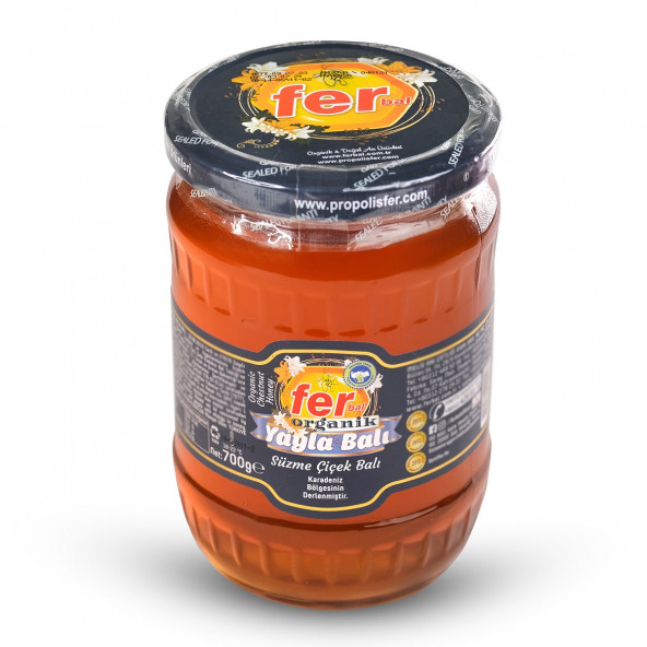 FER ORGANİK YAYLA SÜZME ÇİÇEK BALI 700 GR ürün görseli 1