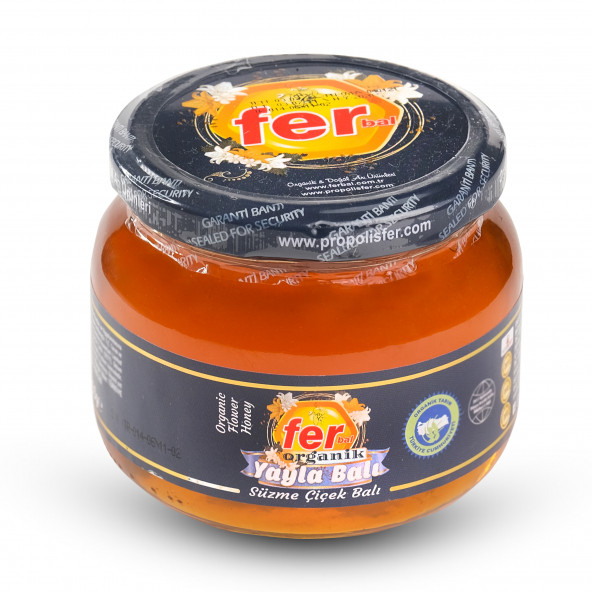 FER ORGANİK YAYLA SÜZME ÇİÇEK BALI 450 GR ürün görseli 1
