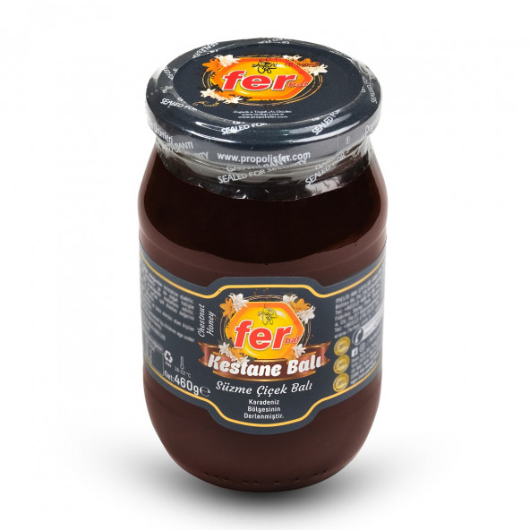 FER KESTANE SÜZME ÇİÇEK BALI 460 GR ürün görseli 1