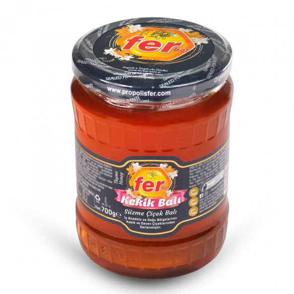 FER KEKİK SÜZME ÇİÇEK BALI 700 GR ürün görseli 1