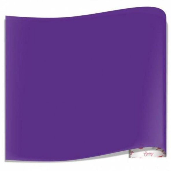 Kendinden Yapışkanlı Parlak Mor Folyo 122 cm x 1 Metre ürün görseli 1