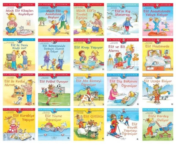 Okul Öncesi İlk Kitabım Elifin Maceraları Seti 20 Kitap ürün görseli 1