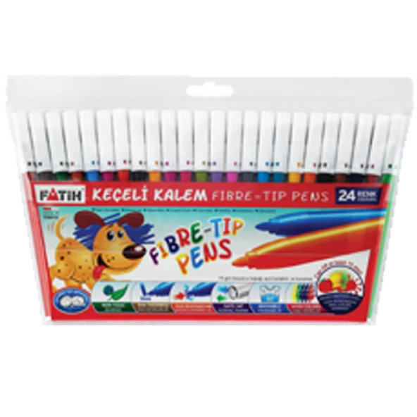 Fatih Keçeli Boya Kalemi 24 Renk 34050 ürün görseli 1