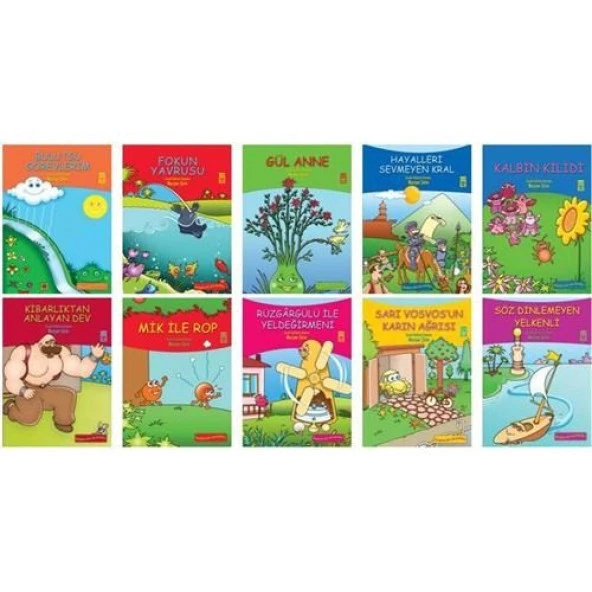 Çoklu Zeka Geliştirici 7 Yıldızlı Masallar Seti (10 Kitap) ürün görseli 1