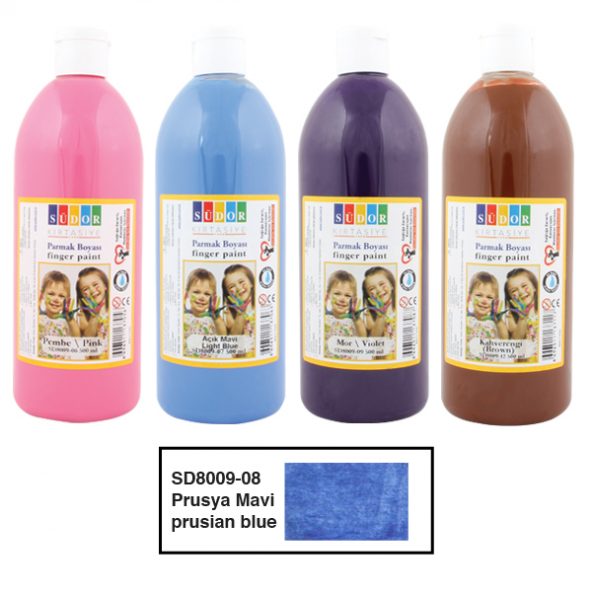 Südor Parmak Boyası 500 ML Prusya Mavi SD8009-08 ürün görseli 1