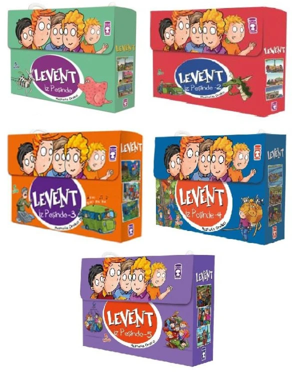 Levent İz Peşinde Seti 5 Kutu 25 Kitap ürün görseli 1