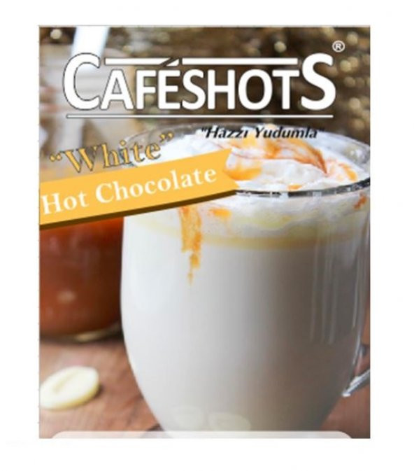 Cafeshots Beyaz Sıcak Çikolata 1 KG - Resim 2
