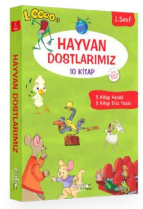 Pinokyo 1. Sınıf Hayvan Dostlarımız Serisi 10 Kitap ürün görseli 1