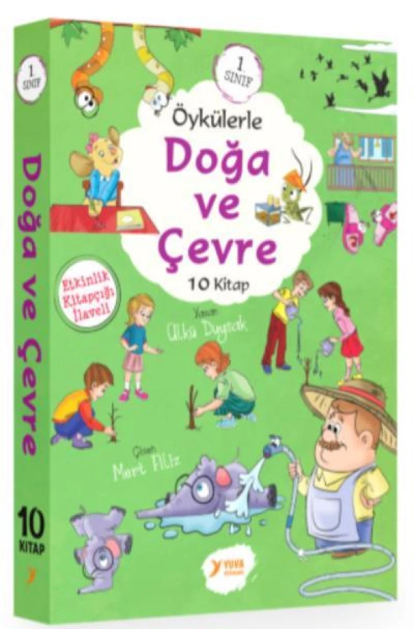 Yuva 1. Sınıf Öykülerle Doğa ve Çevre Serisi 10 Kitap Set ürün görseli 1