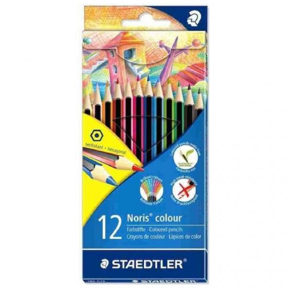 Staedtler Kuru Boya Norıs Color 12 Lİ 185 C12 ürün görseli 1
