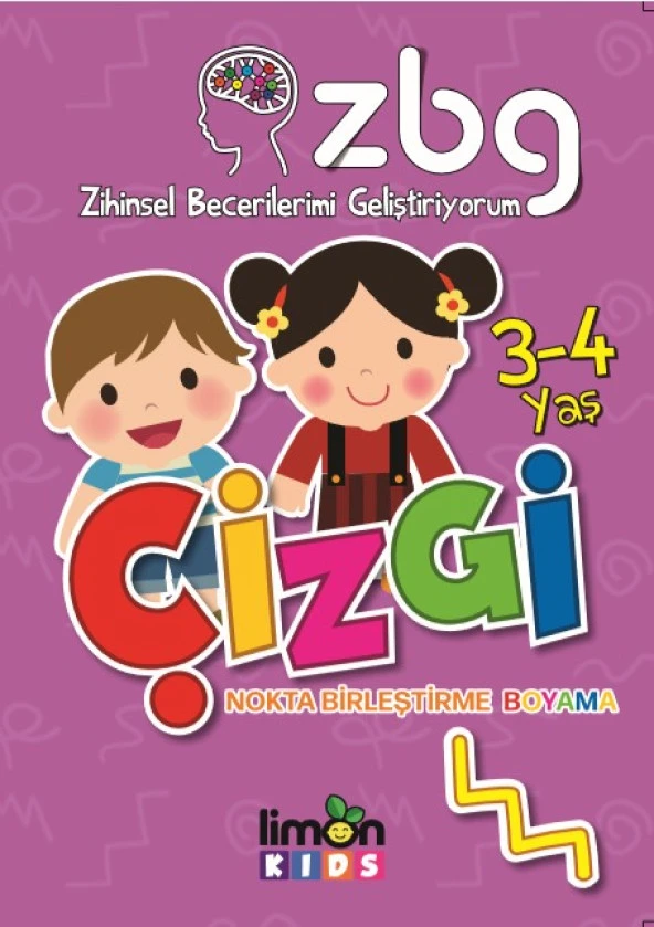ZBG Zihinsel Becerilerimi Geliştiriyorum  3 - 4 Yaş Çizgi ürün görseli 1