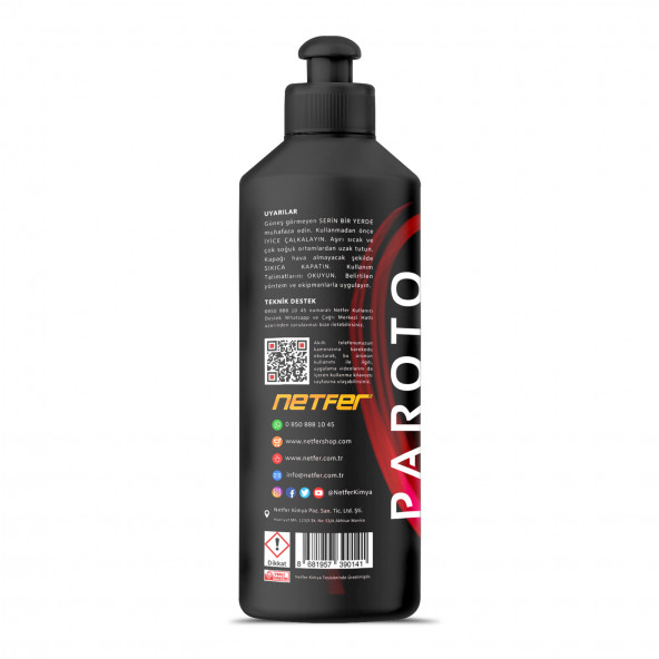 Netfer Paroto Cila Boya Koruma - 500 mL - Resim 2