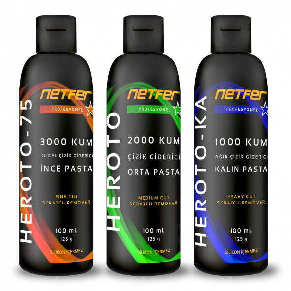 Netfer 3'lü Pasta Set - 3x100 mL ürün görseli 1