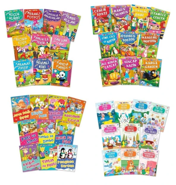 Timaş Çocuk 1. Sınıflar İçin Mini Masallar Set (40 Kitap) ürün görseli 1