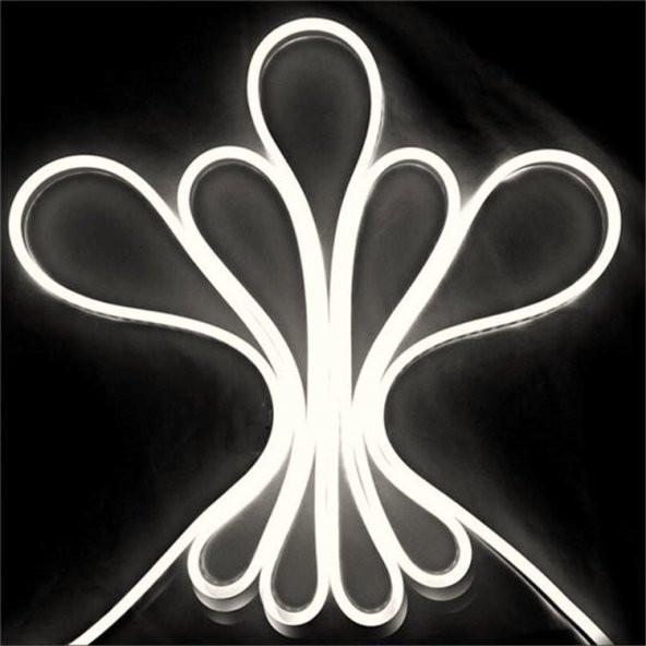 Beyaz Neon Led 5 Metre Fiş Dahil ürün görseli 1