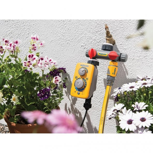 Hozelock 2252H Çift Yönlü Yönlü Vanalı Musluk Bağlantısı - Resim 2