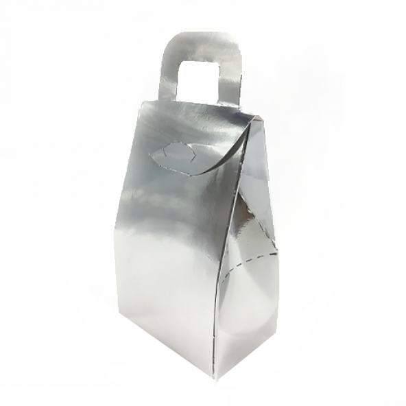 HEDİYE ÇANTA GRİ 5CM X 7 CM 10LU ürün görseli 1