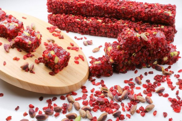 Haluk Aydın Kuruyemiş Nar Aromalı Antep Fıstıklı Zereşkli Lokum 930 G ürün görseli 1