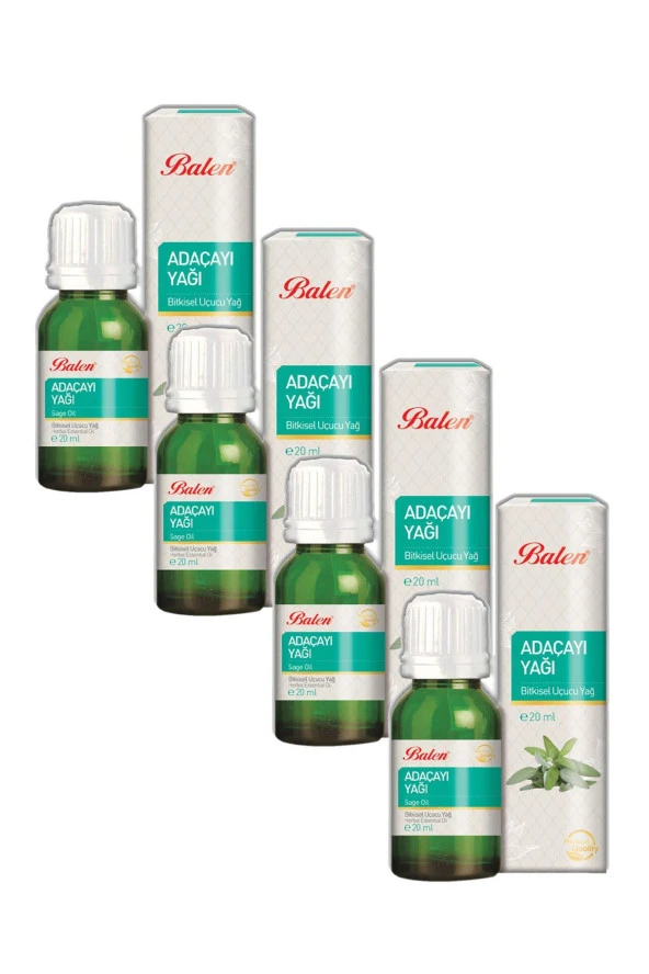 Balen Adaçayı Yağı (Acı Elma) 20 ml 4 Adet ürün görseli 1