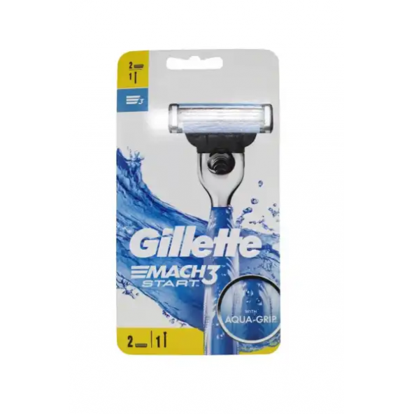 Gillette Mach3 Start Aqua-grip 2 Up Tıraş Makinesi 7702018462360 ürün görseli 1