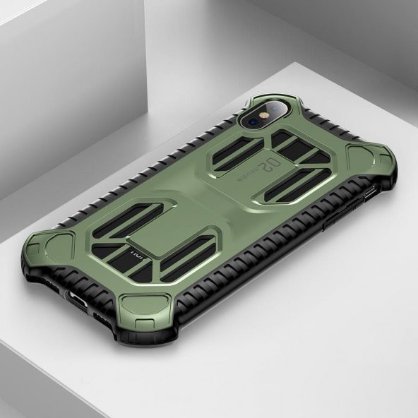 iPhone XS MAX 6.5 Baseus Cold Front Isı Dağılımlı Kılıf - Resim 6