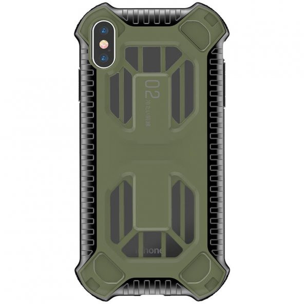 iPhone XR 6.1 Baseus Cold Front Isı Dağılımlı Kılıf - Resim 5