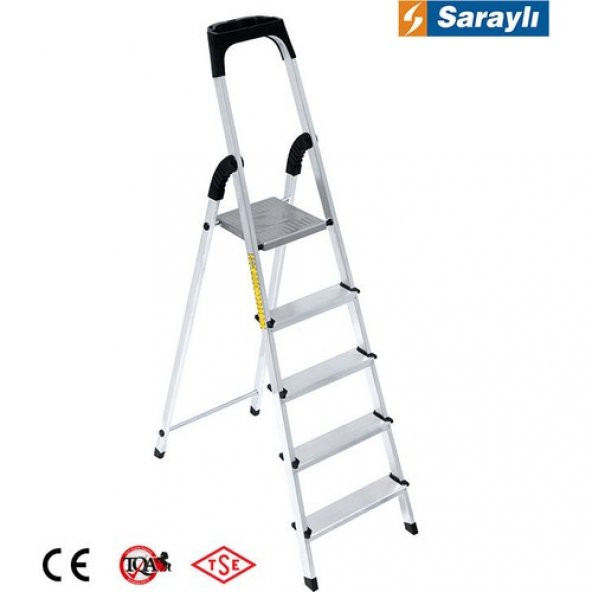 Aliminyum 4+1 Merdiven 5 Basamaklı ürün görseli 1