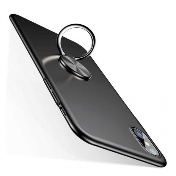 iPhone X/XS 5.8 Orijial Baseus Ring Bracket Yüzüklü İnce Kılıf ürün görseli 1