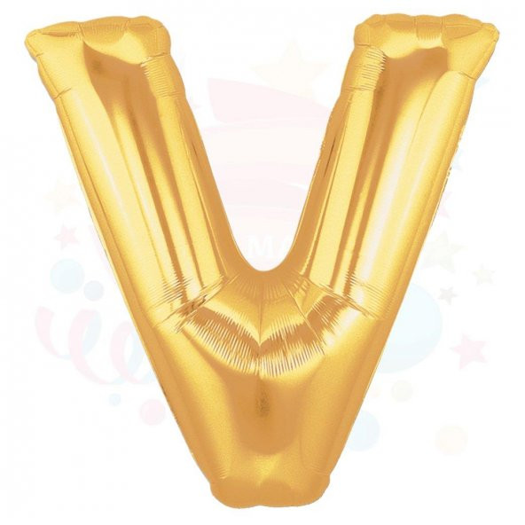 Nedi Balon Folyo 40 Harf Altın V 02145 ürün görseli 1