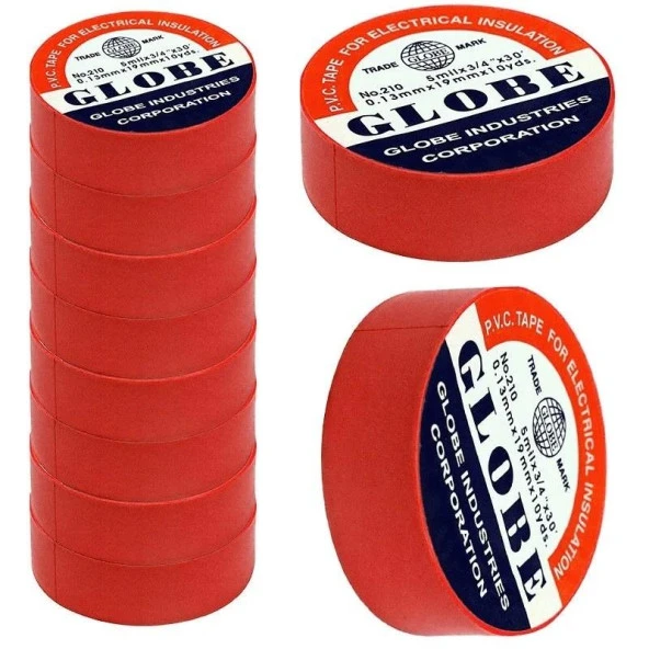 Globe Bant 19mm Kırmızı 10'lu Paket Orjinal ürün görseli 1