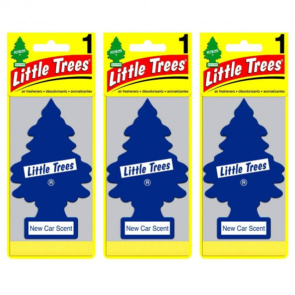 Little Trees New Car Scent Asma Oto Kokusu 3 Adet ürün görseli 1