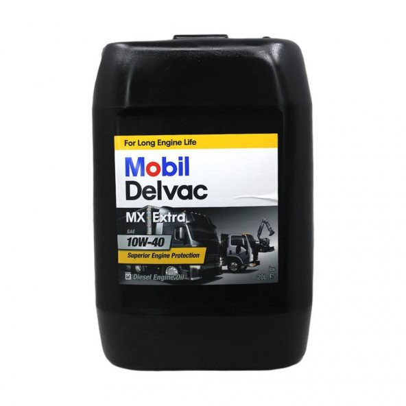 Mobil Delvac MX Extra SAE 10W-40 20 Lt Dizel Motor Yağı ürün görseli 1