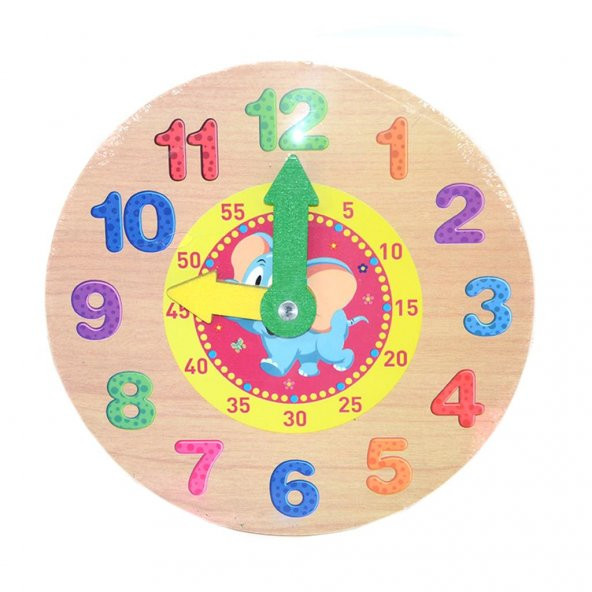 213/214/215 Onyıl, Eğitici Ahşap Saat - Resim 3