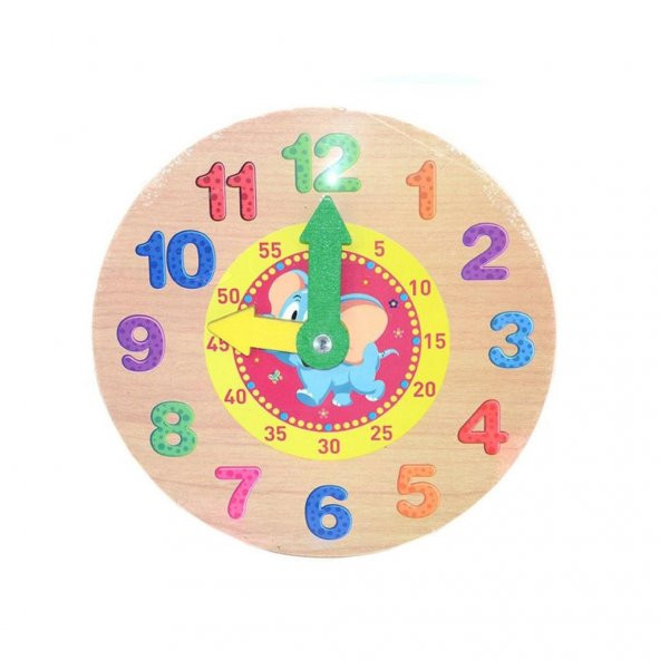 213/214/215 Onyıl, Eğitici Ahşap Saat - Resim 5