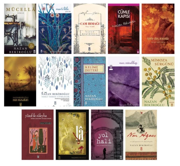 Nazan Bekiroğlu Seti 14 Kitap ürün görseli 1