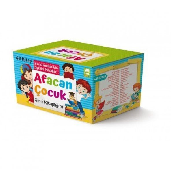 Ema 2. ve 3. Sınıflar Afacan Çocuk Sınıf Kitaplığı 40 Kitap ürün görseli 1