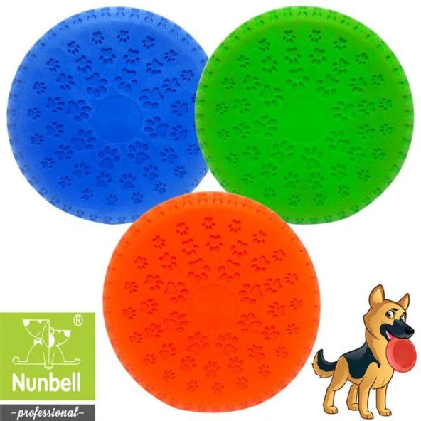 Nunbell Köpek Oyuncağı Plastik Firizbi 23 cm ürün görseli 1