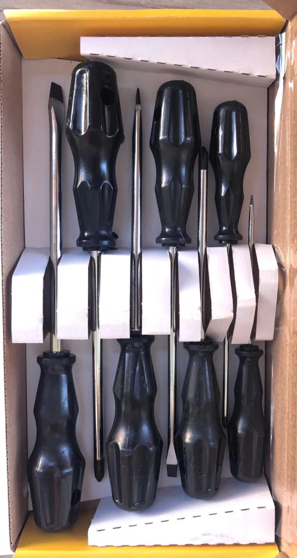 Tornavida Seti Yıldız ve Düz 7 Parça Wın Tools - Resim 2