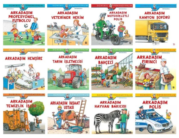 İş Bankası Okul Öncesi Dünyayı Öğreniyorum Hikaye Seti 12 Kitap ürün görseli 1